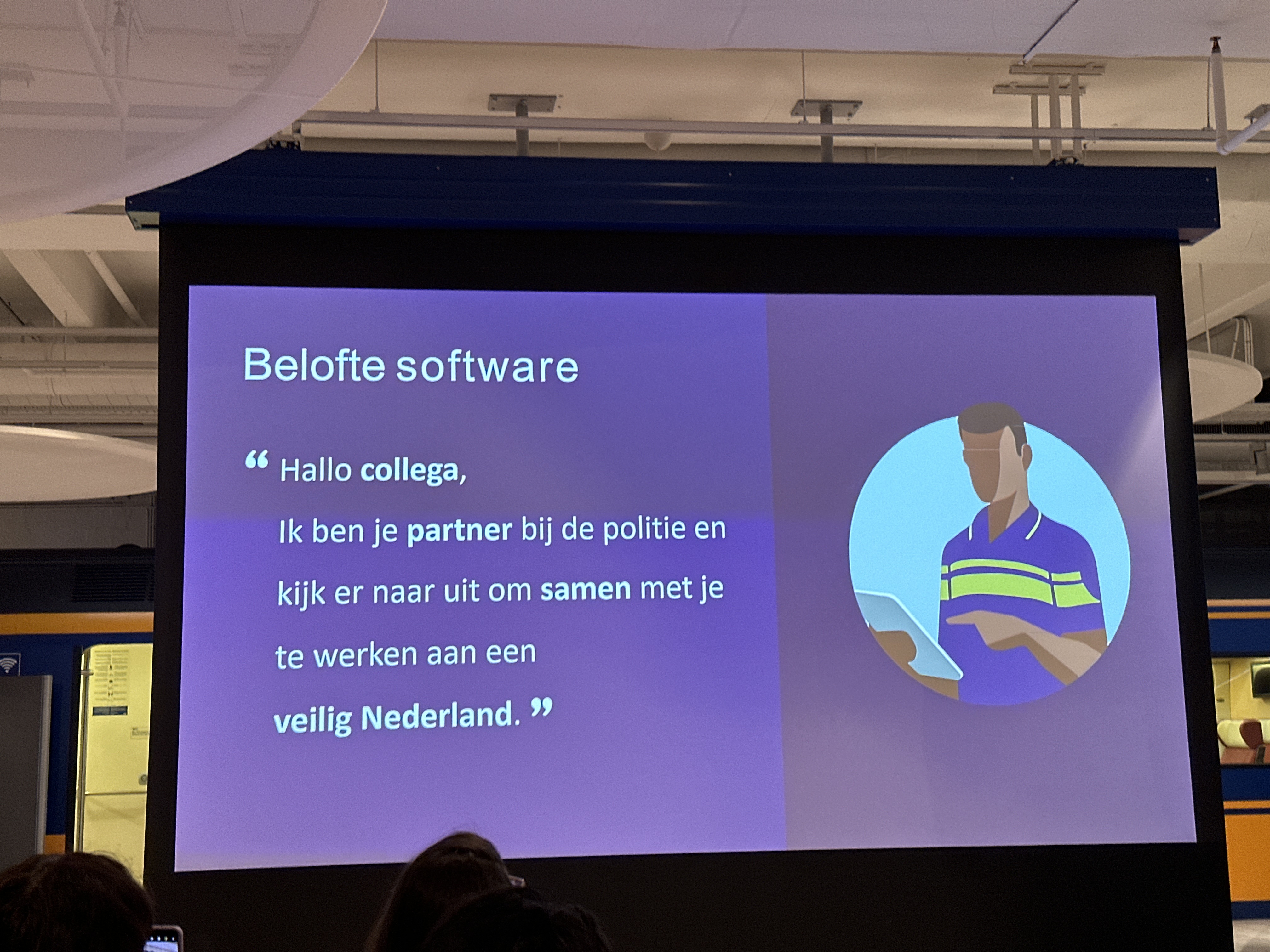 Software makes a promise: I&rsquo;m your colleague, I&rsquo;m a partner in the police and I look forward to collaborate to a safer Netherlands&quot;